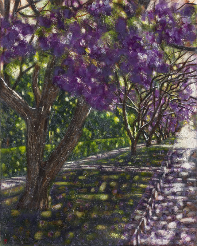 Purple spring Purple spring